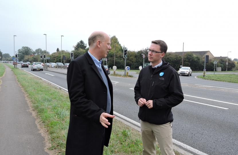 Robert Courts with Chris Grayling