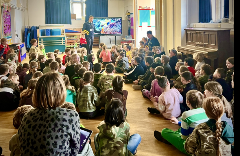 Visit to Brize Norton Primary School