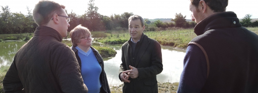 Robert Courts with Theresa Coffey