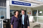 Robert Courts and Victoria Prentis MP at Horton Hospital