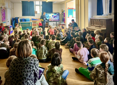 Visit to Brize Norton Primary School