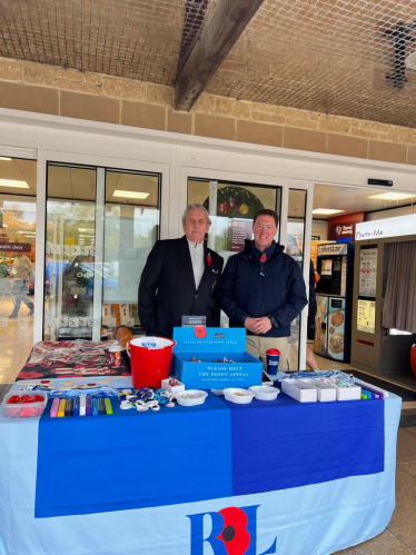 Volunteering in Witney for the Poppy Appeal